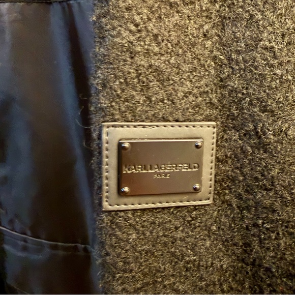 Karl Lagerfeld Black Hooded Jacket - Picture 2 of 6